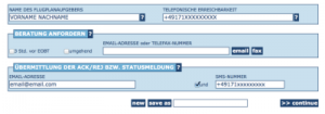Flugplan Aufgabe